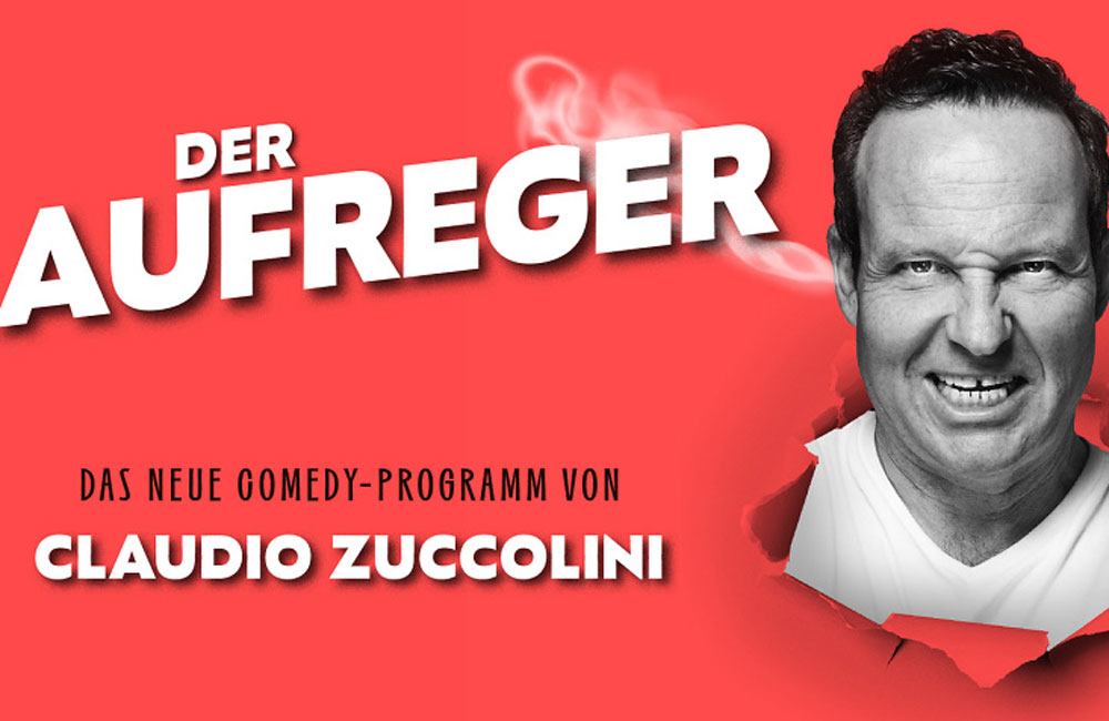 Claudio Zuccolini mit seinem Comedyprogramm "Der Aufreger" im Forum Landquart (Graubünden)