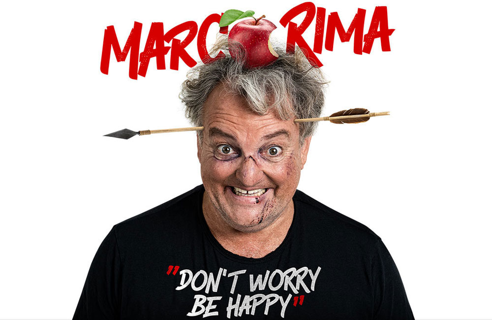 Marco Rima mit seinem Programm "Don't worry be happy" im Forum Landquart (Graubünden)